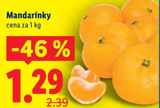 Mandarínky čerstvé