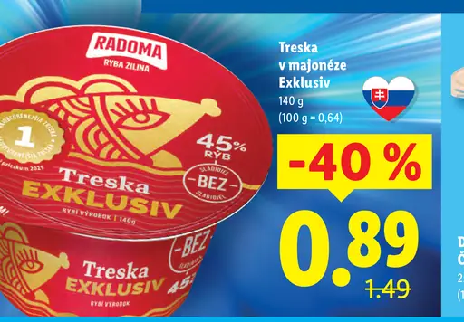 Radoma Treska v majonéze Exkluziv