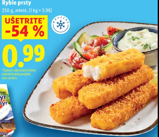 Radoma rybie prsty mleté mrazené