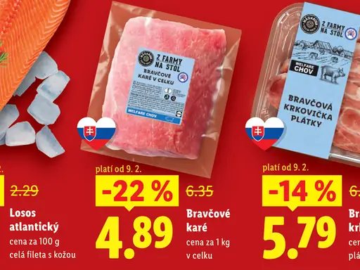 Z farmy na stôl bravčové karé vcelku