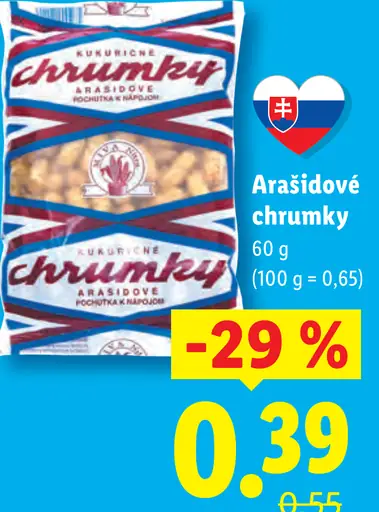 Arašidové chrumky