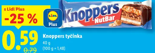 Knoppers NutBar tyčinka