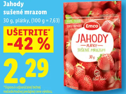 Emco Jahody sušené mrazom