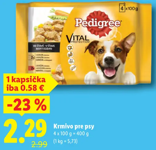 Pedigree Vital Protection krmivo pre psy