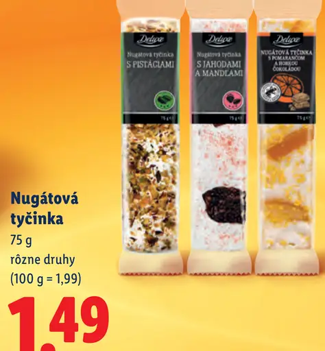 Deluxe Nugátová tyčinka