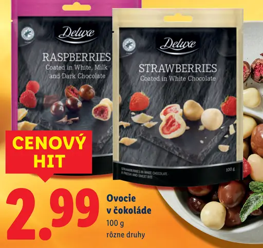 Deluxe Ovocie v čokoláde