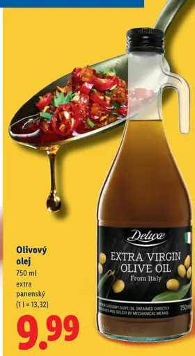 Deluxe Olivový olej extra panenský