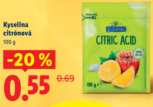 Belbake Kyselina citrónová