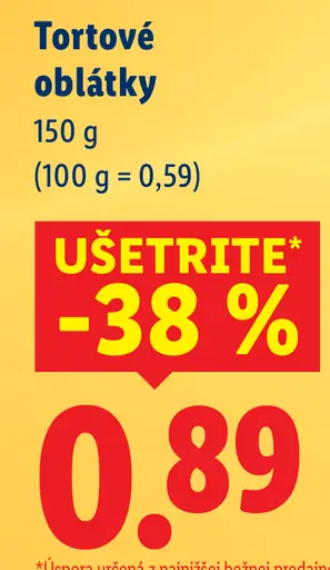 Belbake Tortové oblátky neplnené