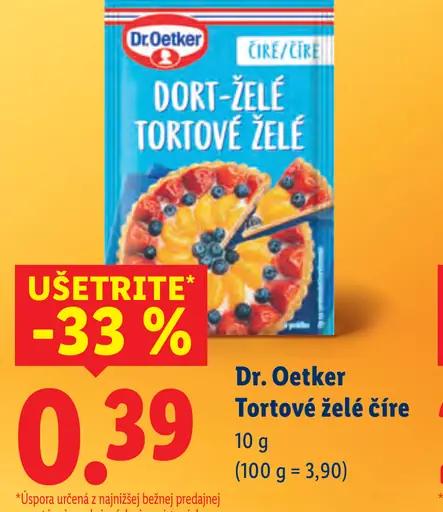 Dr. Oetker tortové želé