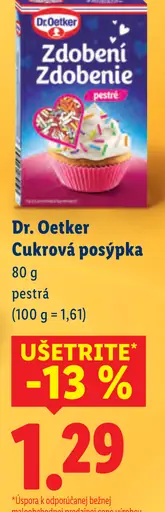 Dr. Oetker cukrová posýpka pestrá