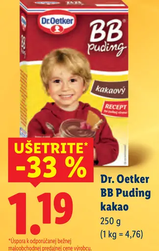 Dr. Oetker BB Puding kakao