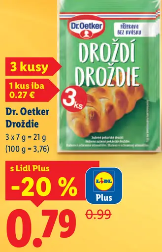 Dr. Oetker Droždie