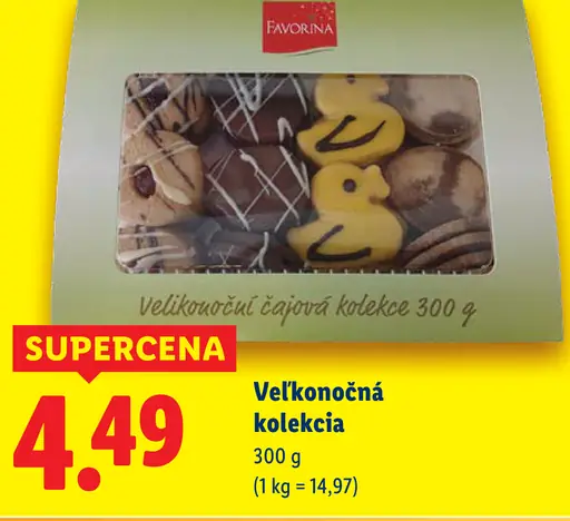 Favorina Veľkonočná kolekcia čajového pečiva