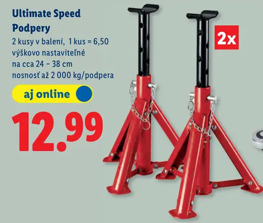Ultimate Speed podpery na auto
