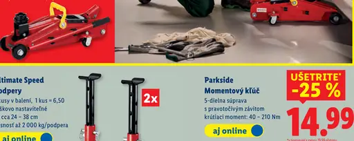 Parkside Momentový kľúč