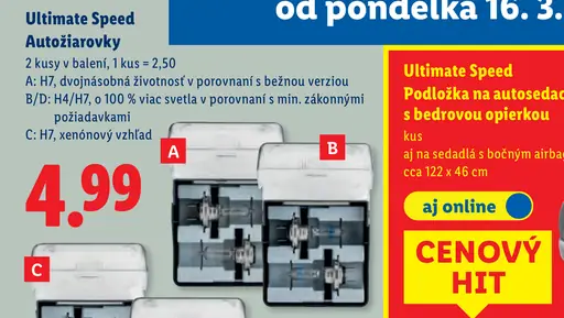 Ultimate Speed autožiarovky