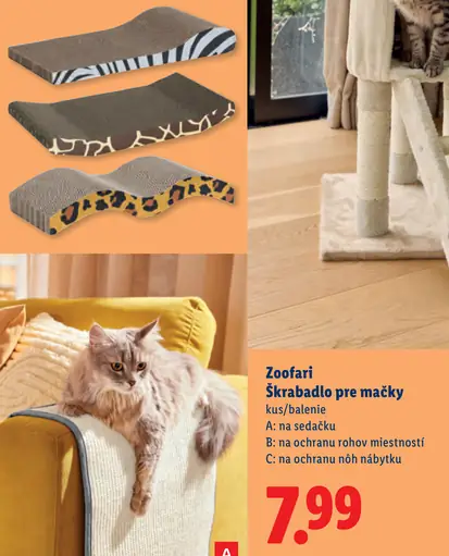 Zoofari Škrabadlo pre mačky