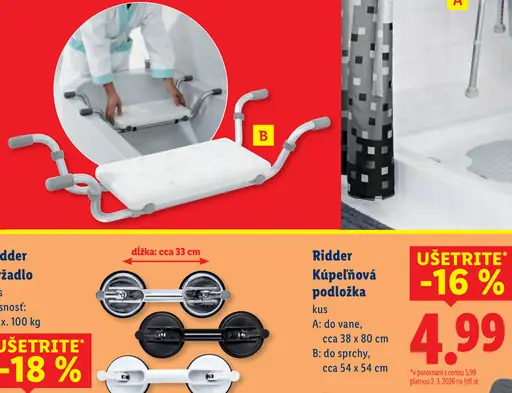 Ridder Kúpeľňová podložka