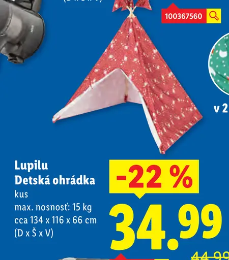 Lupilu detská ohrádka