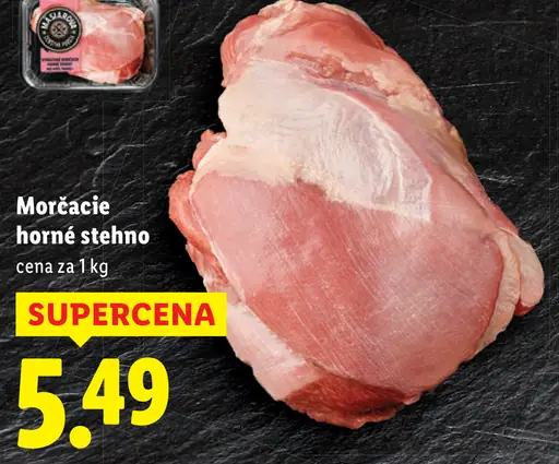 Mäsiarova morčacie horné stehno