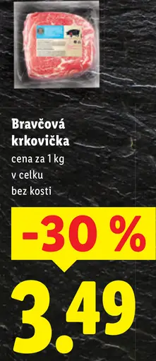 Bravčová krkovička bez kosti v celku