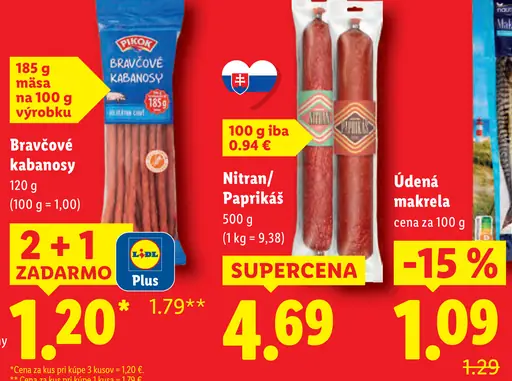 Nitran/Paprikáš saláma