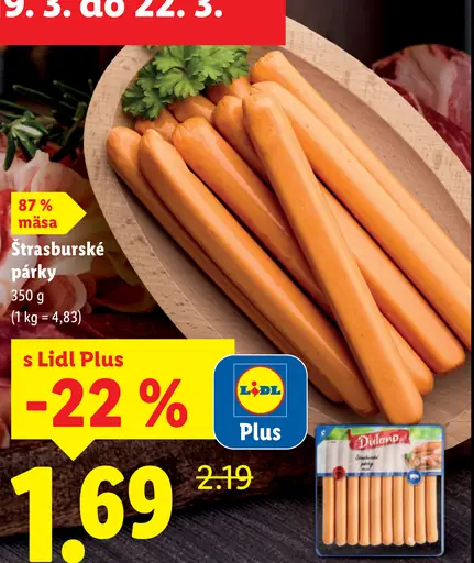 Dulano Štrasburské párky