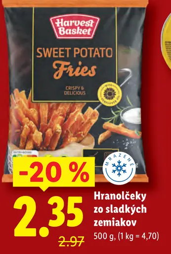 Harvest Basket hranolčeky zo sladkých zemiakov