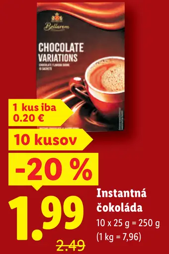 Bellarom Chocolate Variations čokoládové pralinky