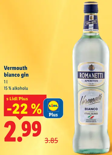 Romanetti Vermouth bianco gin