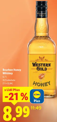 Western Gold Bourbon Honey whiskey