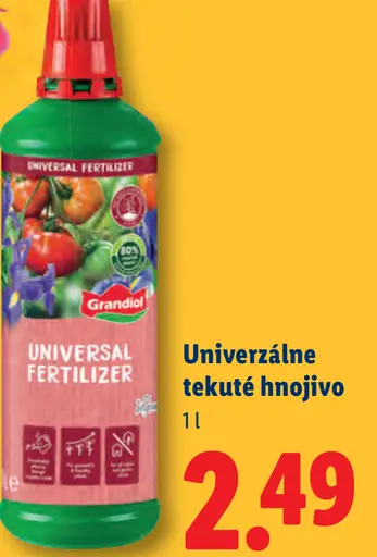 Grandiol Univerzálne tekuté hnojivo