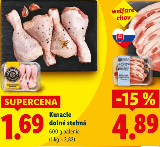 Kuracie dolné stehná