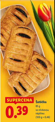 Priamo z pece šatôčka so slivkovou náplňou