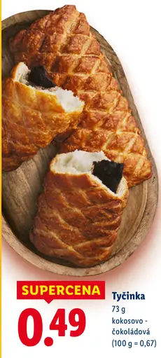 Priamo z pece tyčinka kokosovo-čokoládová