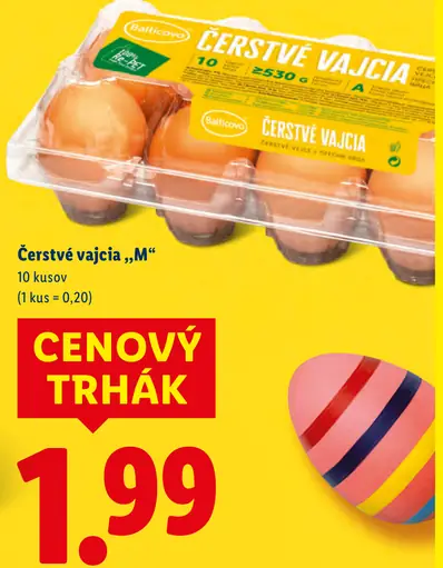 Ballino čerstvé vajcia M