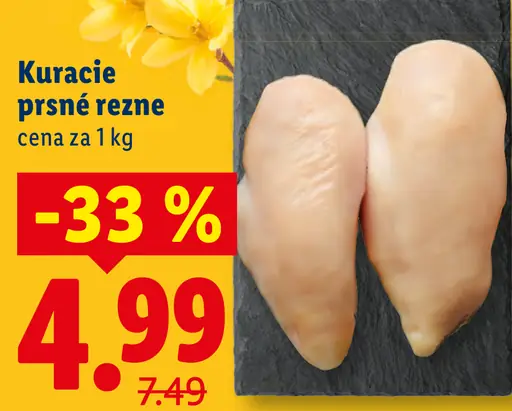 Kuracie prsia rezne
