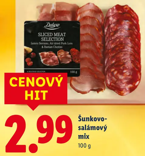 Deluxe Šunkovo-salámový mix