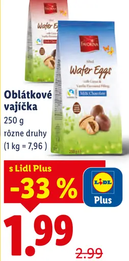 Favorina Oblátkové vajíčka