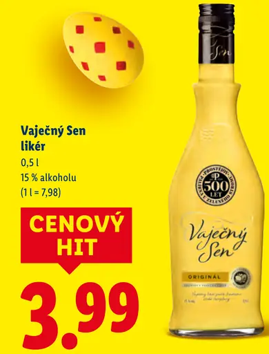 Vaječný Sen likér original