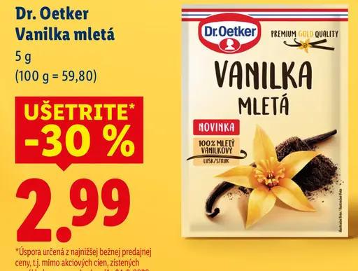 Dr. Oetker Vanilka mletá