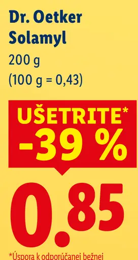 Dr. Oetker Solamyl zemiakový škrob
