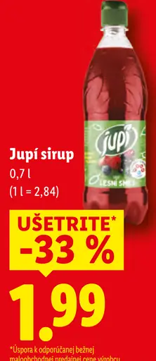 Jupí Ovocný sirup