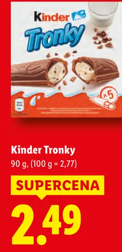 Kinder Tronky tyčinka