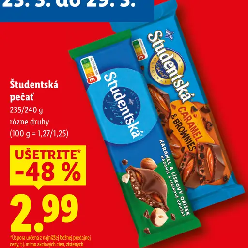 Orion Študentská pečať čokoláda