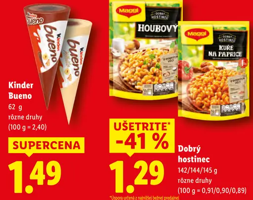 Maggi polievka Kure na paprice