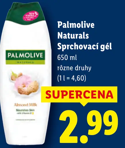 Palmolive Naturals sprchovací gél rôzne druhy