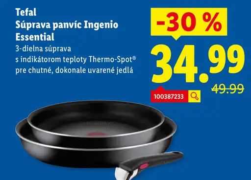 Tefal súprava panvíc Ingenio Essential