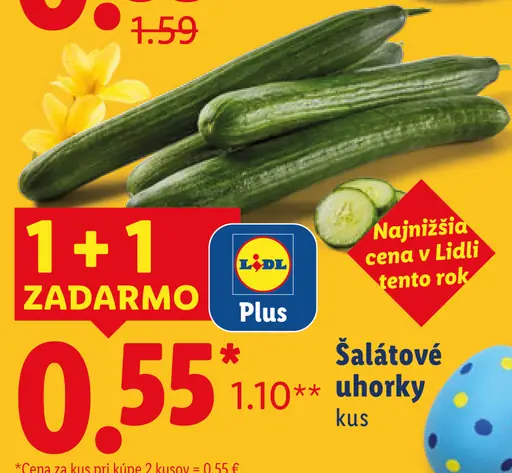 Lidl Šalátové uhorky